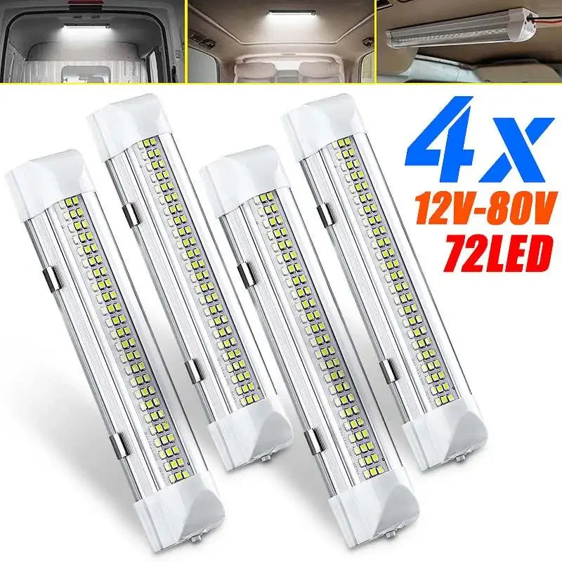 LED Interior Light Bar (2-Pack) — 72 LED, On/Off Switch