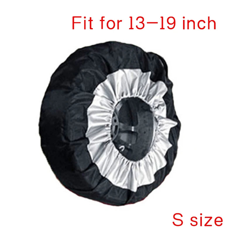 Spare Tire Cover Tote - Wheel Storage & Protection Bag