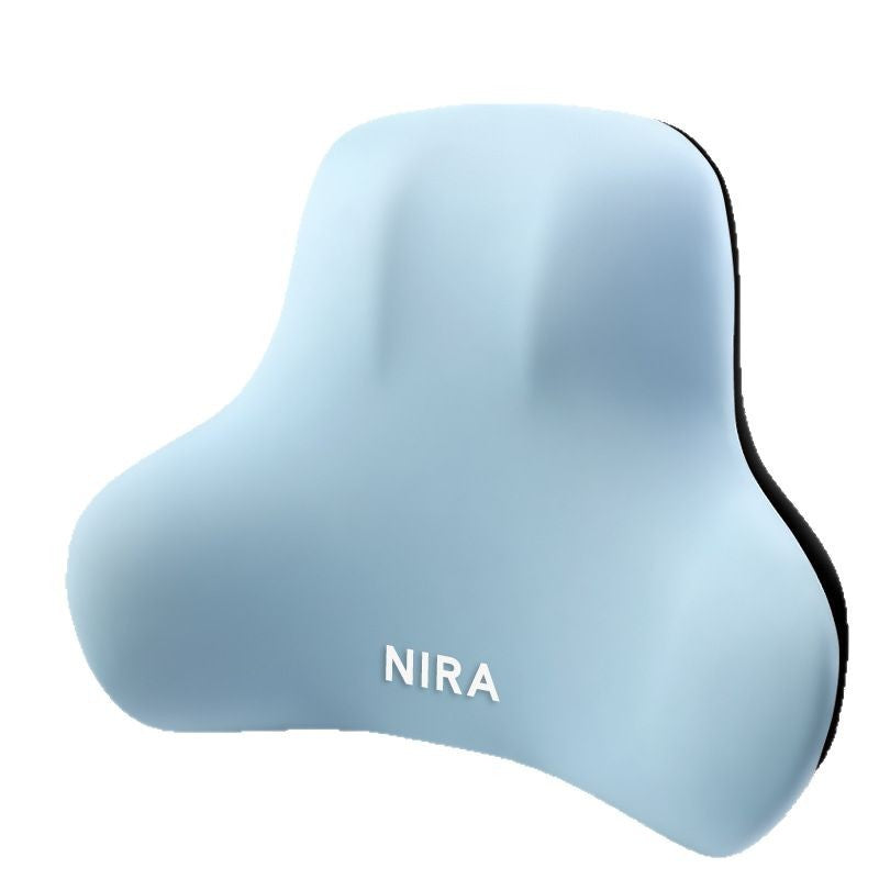 Memory-Foam Car Neck & Lumbar Pillow Set