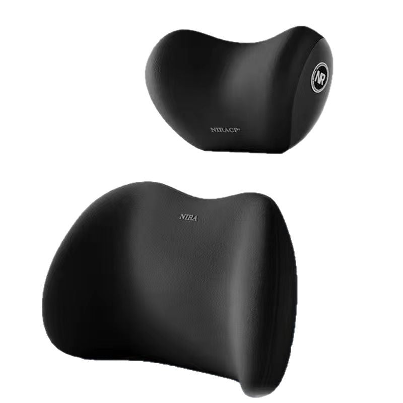 Car Neck & Lumbar Pillow Set - Memory Foam Support