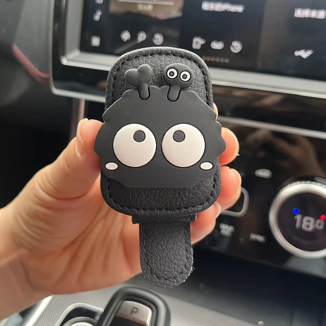 Magnetic Car Visor Sunglasses Holder - Glasses & Card Clip