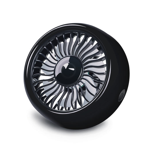 Car Vent Fan - USB Cooling Fan with LED Ambient Light
