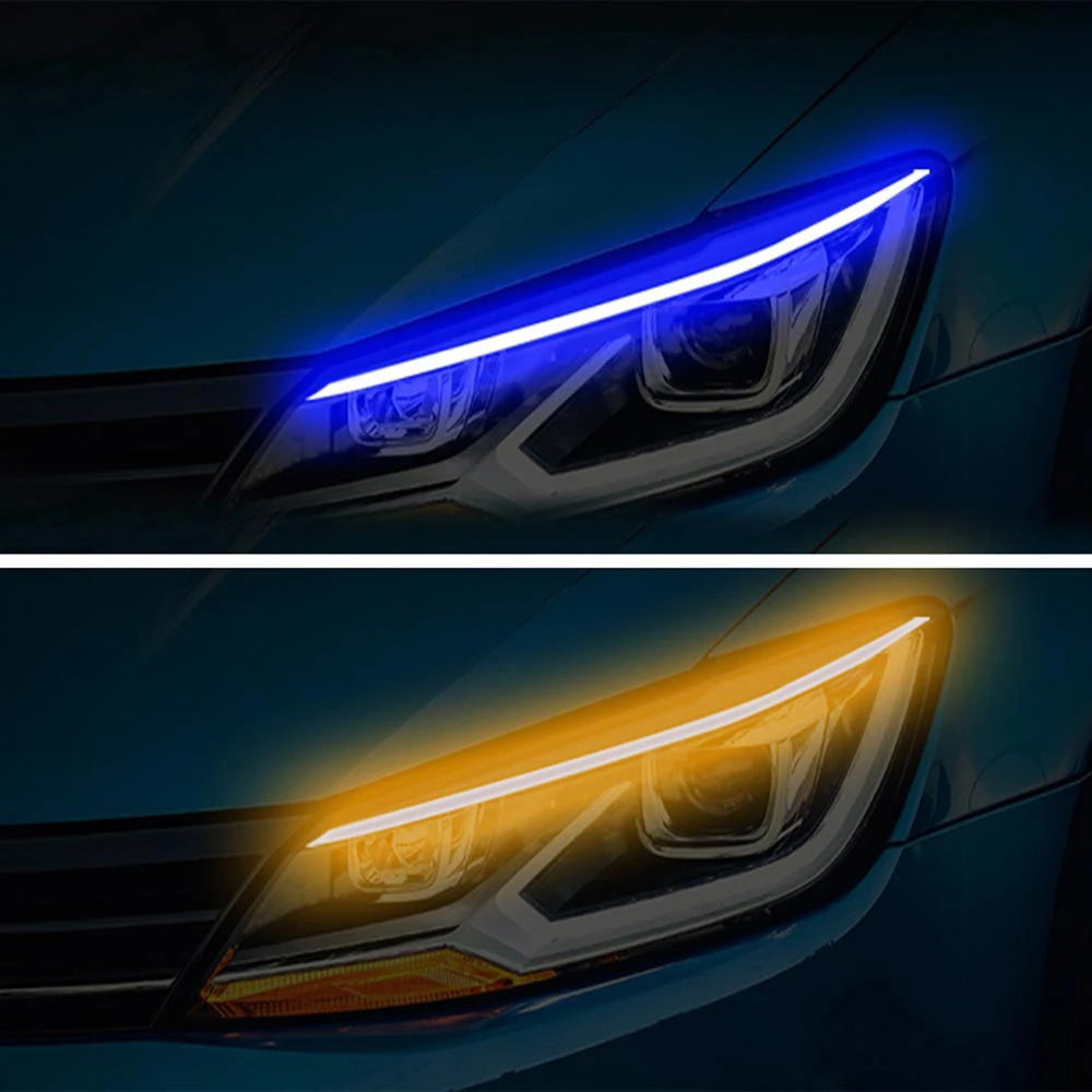 Flexible LED DRL Strip - Sequential Turn Signal, 2-Pack