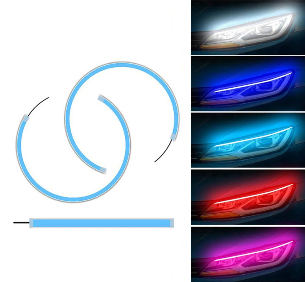 Flexible LED DRL Strip - Sequential Turn Signal, 2-Pack