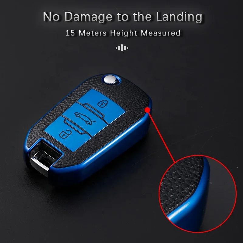 Soft TPU Car Key Fob Cover - Flip Key Protector Case