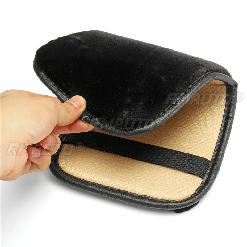 Plush Car Armrest Cover - Soft Center Console Pad