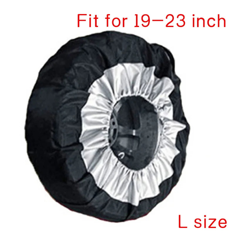 Spare Tire Cover Tote - Wheel Storage & Protection Bag