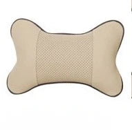 Car Neck Pillow — Leather Headrest Cushion (Set of 2)