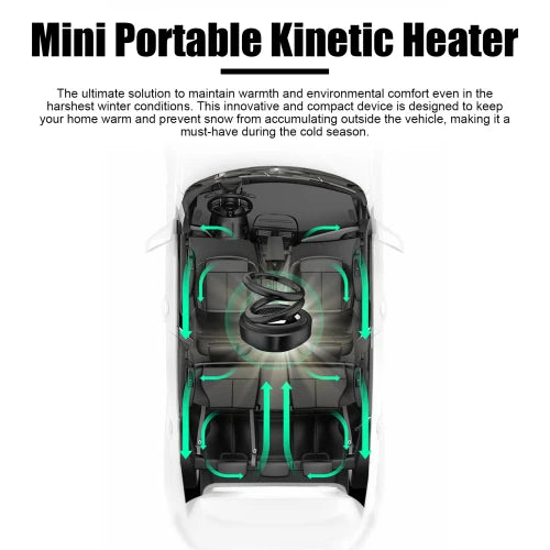 Solar Car Diffuser - Rotating Double-Ring Air Freshener