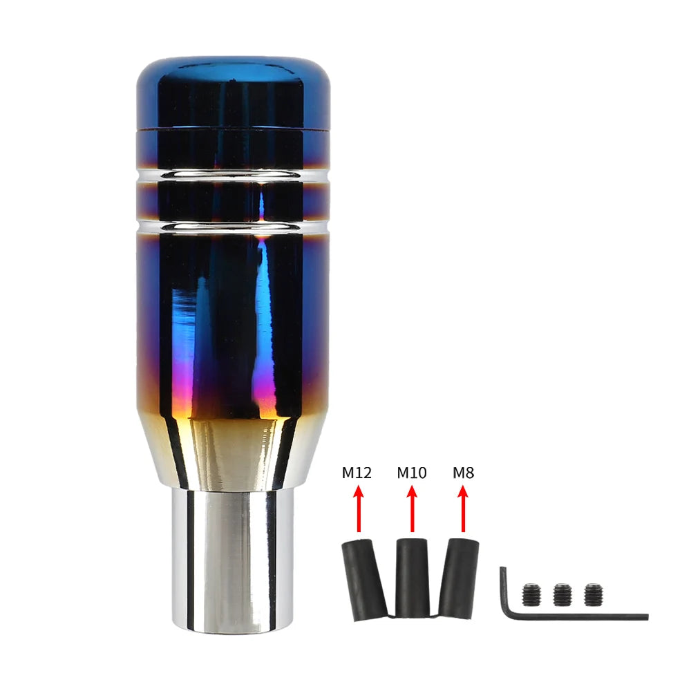 Burnt-Blue Aluminum Shift Knob - Universal JDM Shifter