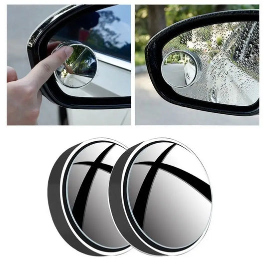 360° Blind Spot Mirrors - HD Convex Pair, Stick-On