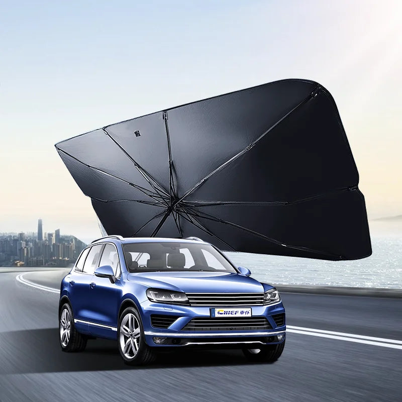 Car Windshield Sunshade Umbrella - Foldable UV Heat Block