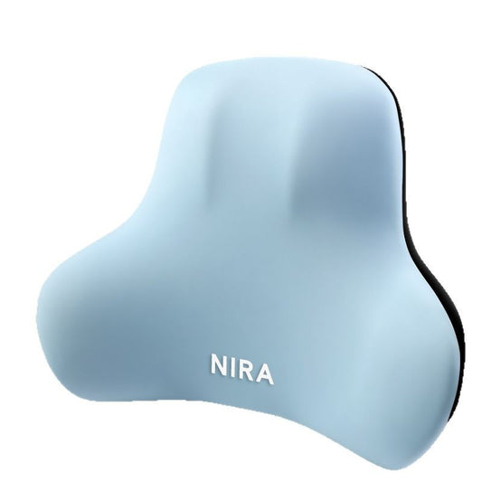 Memory-Foam Car Neck & Lumbar Pillow Set