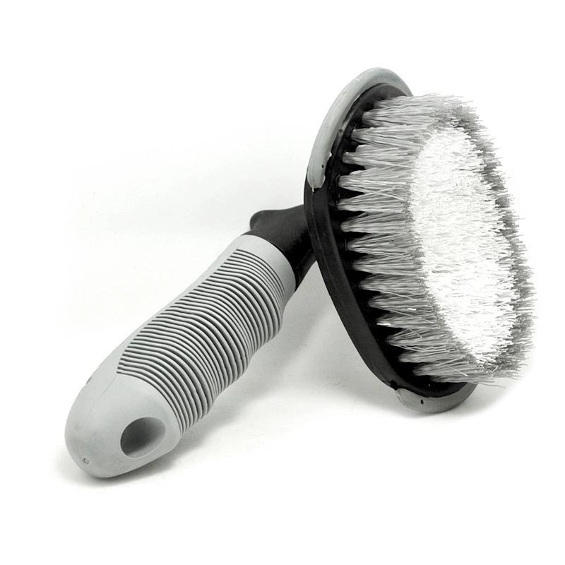 Soft-Wool Car Wheel & Tire Brush — No-Scratch Rim Cleaner