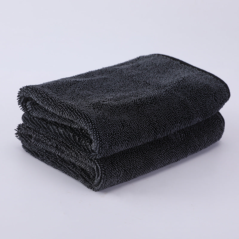 Twisted-Loop Car Drying Towel - Double-Sided Microfiber