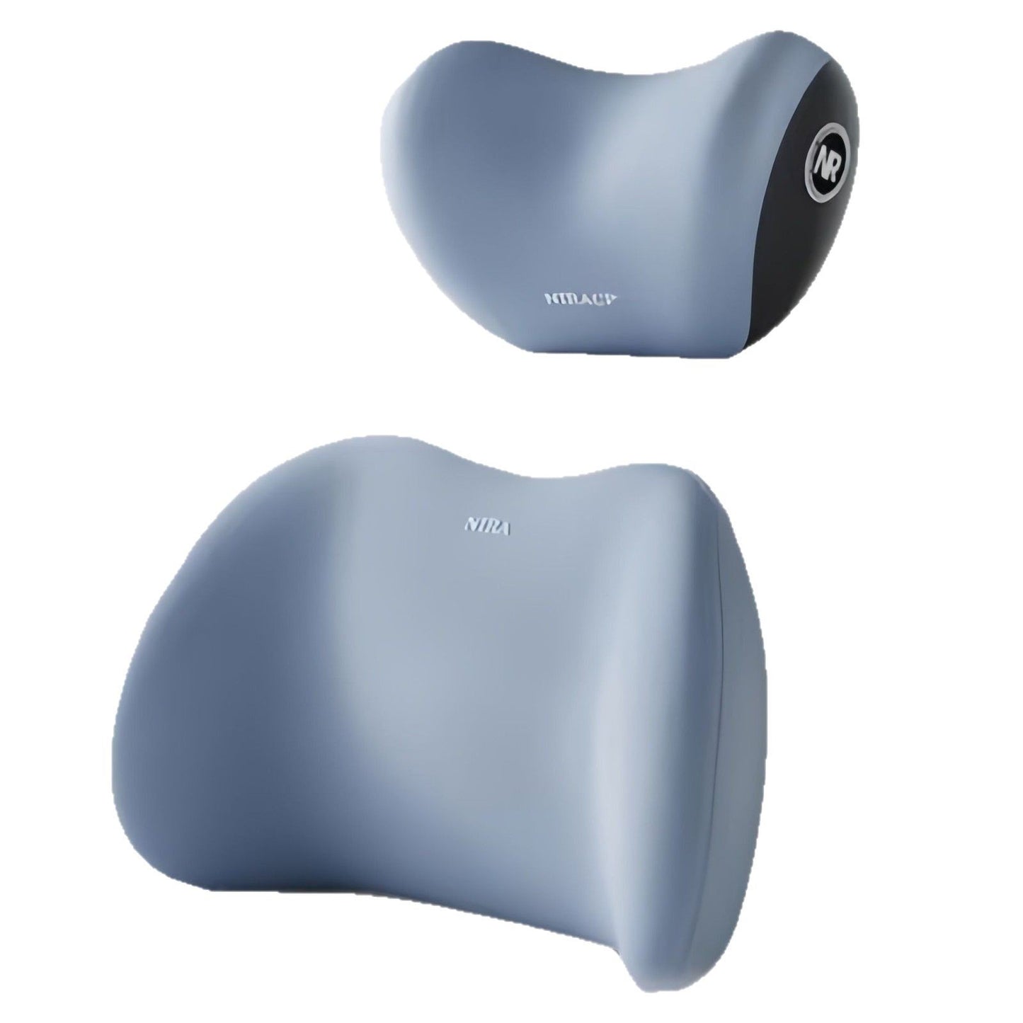 Memory-Foam Car Neck & Lumbar Cushion Set