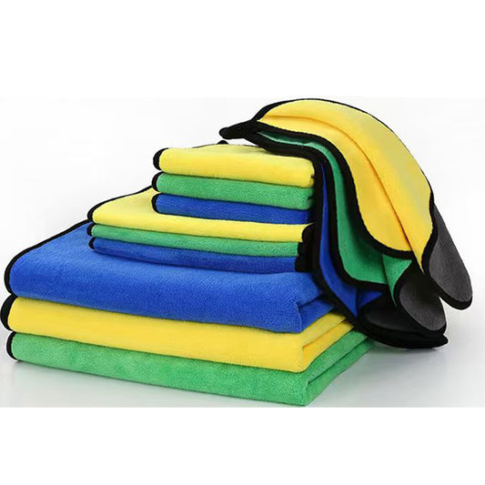 Coral Velvet Car Drying Towels - Plush Microfiber Set