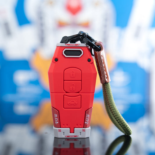 Mecha Car Key Fob Cover - Silicone Case + Keychain