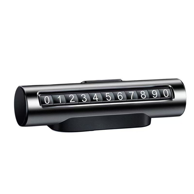 Hidden Parking Phone Number Sign — Metal Roller Plate