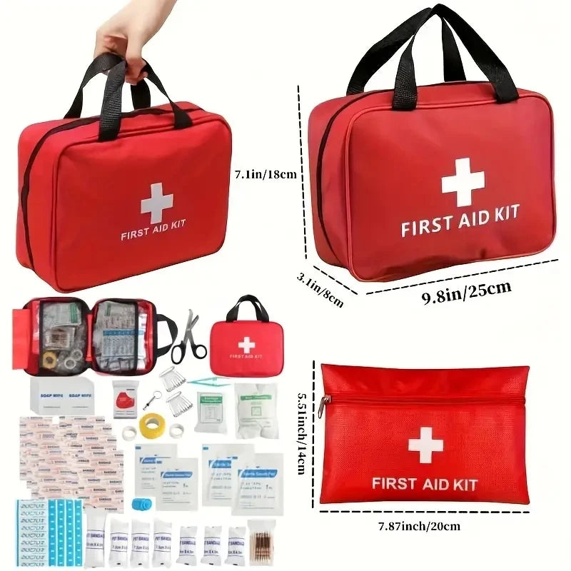 Car First Aid Kit — Compact Emergency Bag for Vehicles