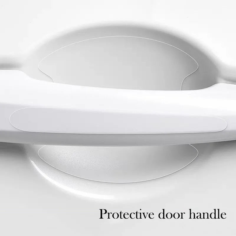 Car Door Handle Protector Film - Anti-Scratch, 8 Pcs