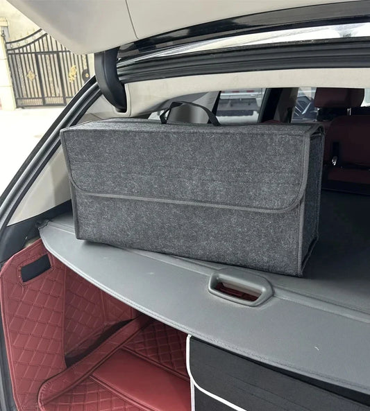 Car Trunk Organizer - Collapsible Felt Storage Box