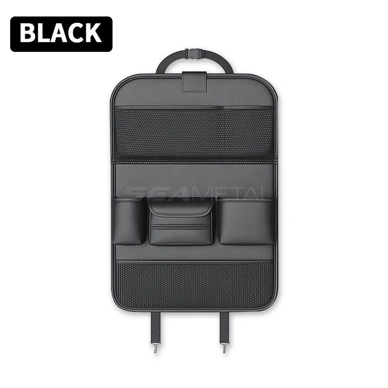 Car Backseat Organizer - Foldable Tray & Tablet Holder