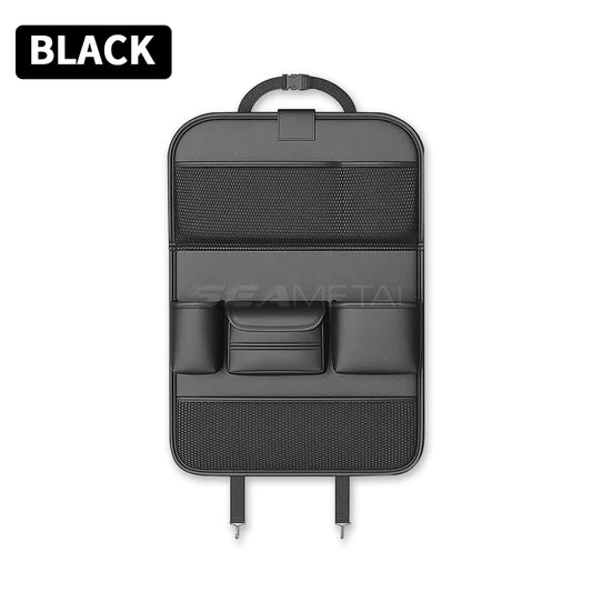 Car Backseat Organizer - Foldable Tray & Tablet Holder