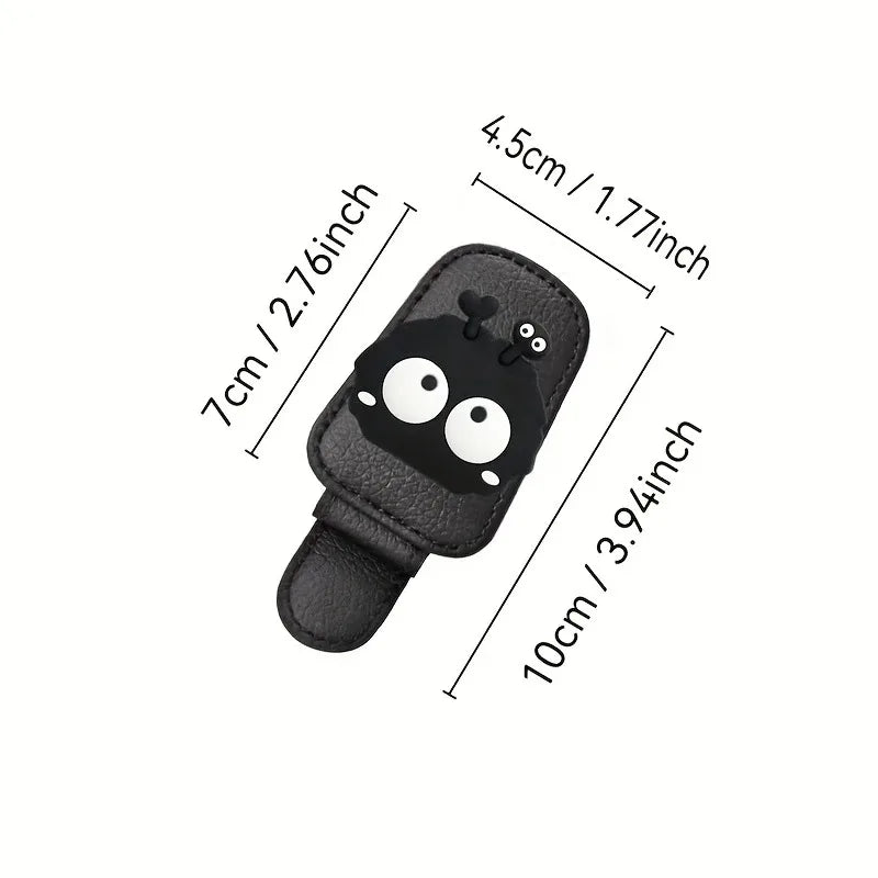Magnetic Car Visor Sunglasses Holder - Glasses & Card Clip