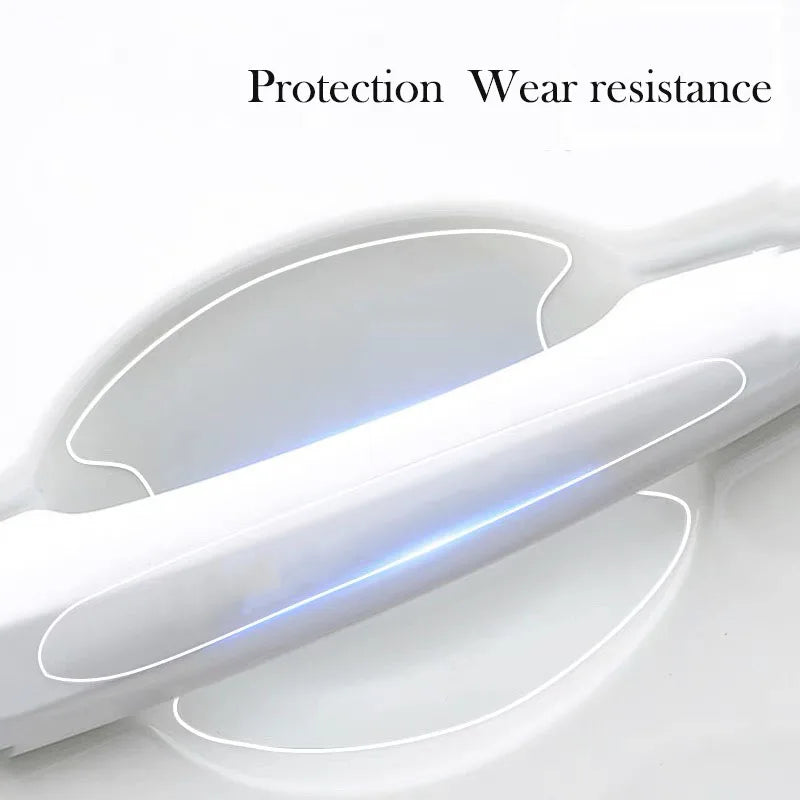 Car Door Handle Protector Film - Anti-Scratch, 8 Pcs