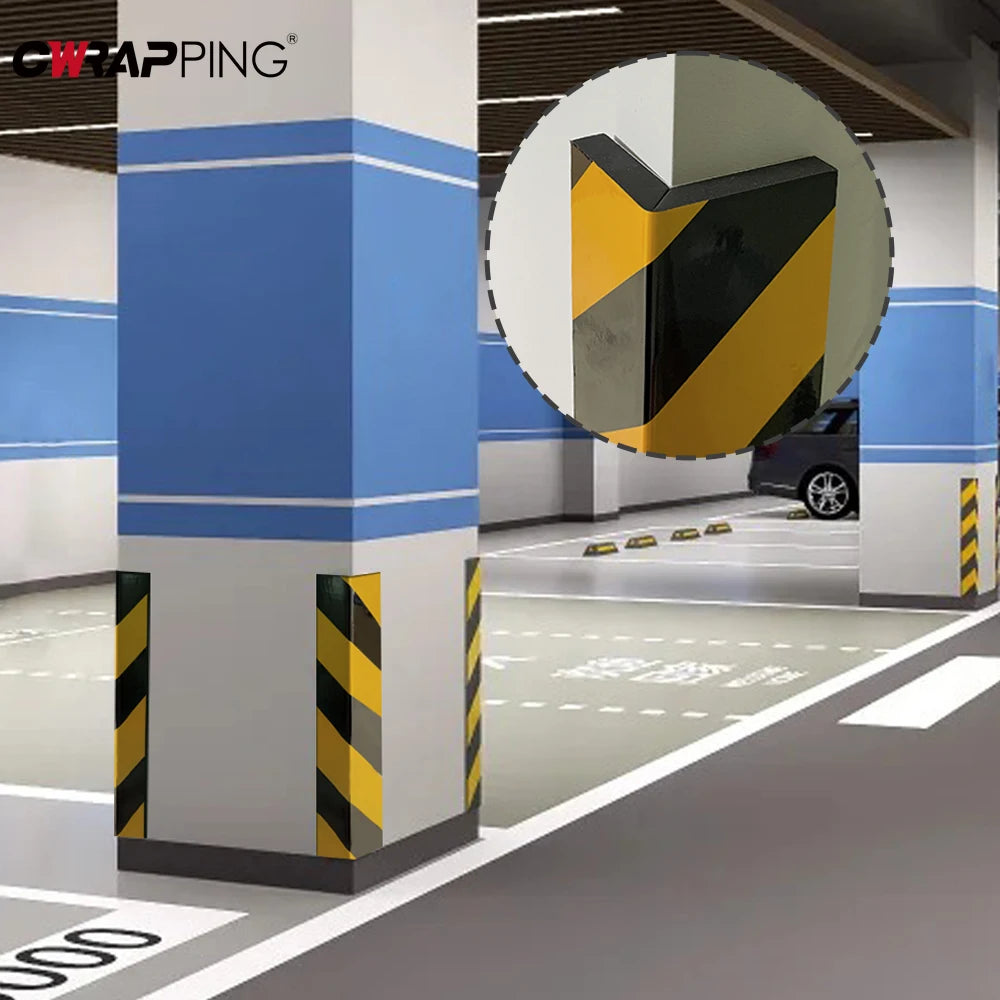 Garage Corner Guard - Reflective Foam Wall & Pillar Bumper