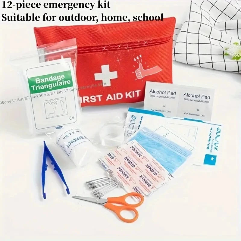 Car First Aid Kit — Compact Emergency Bag for Vehicles