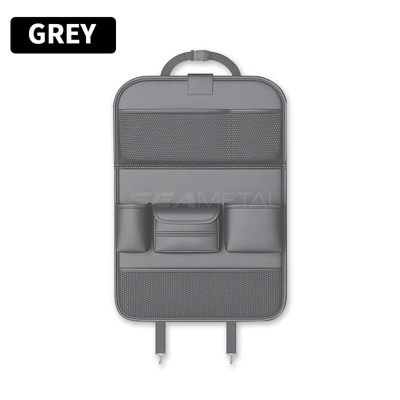 Car Backseat Organizer - Foldable Tray & Tablet Holder