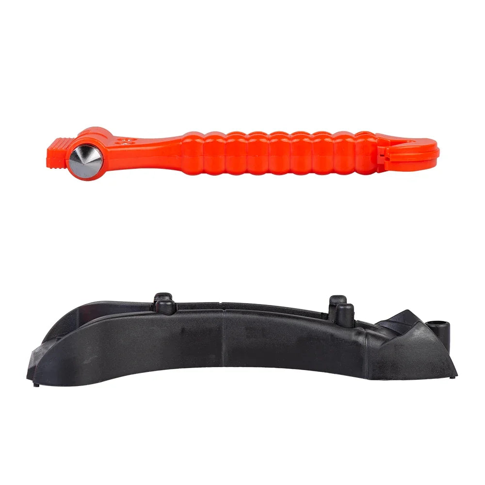 Car Safety Hammer 2-Pack - Window Breaker & Belt Cutter