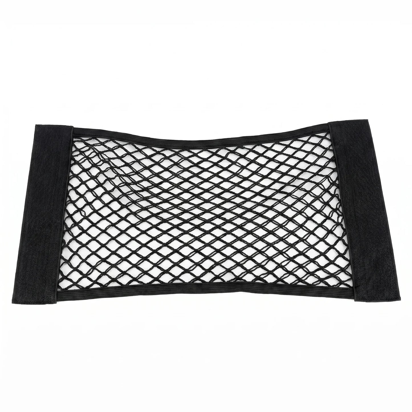 Car seat-back mesh storage net
