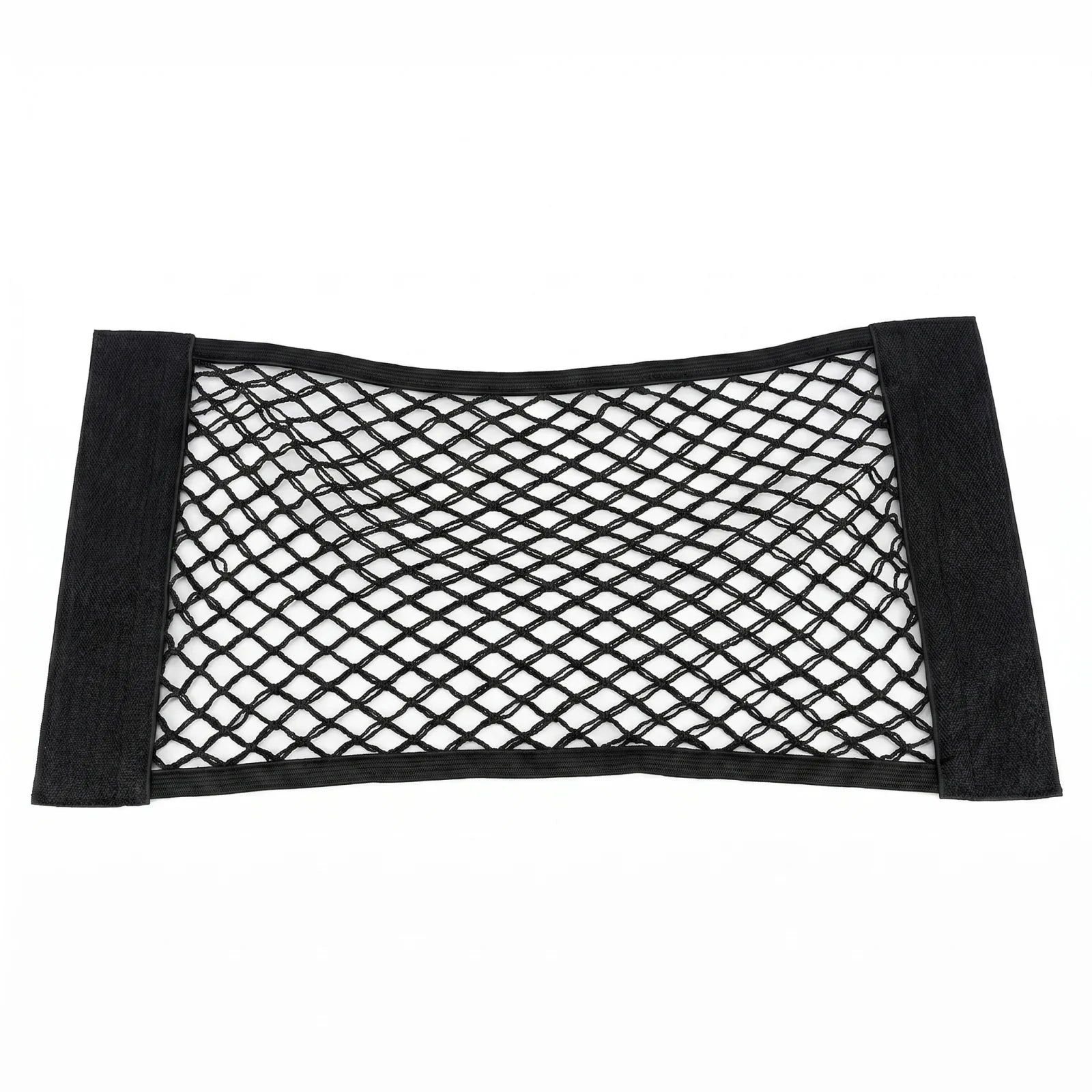 Car seat-back mesh storage net
